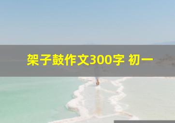 架子鼓作文300字 初一